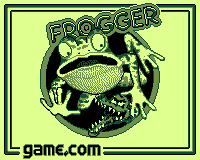 Frogger title screen for Game.Com
